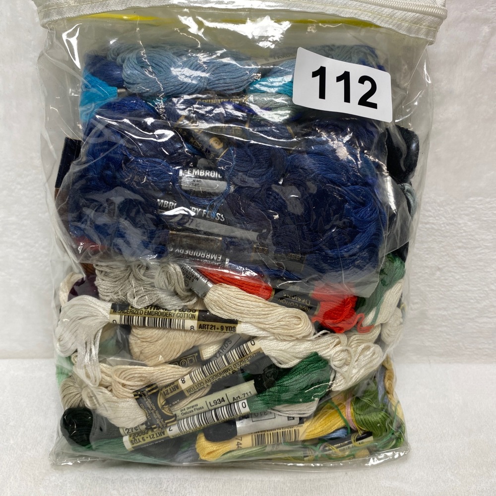 Embroidery Floss Skeins Assorted‎ Colors Craft Needlepoint Cross Stitch Lot